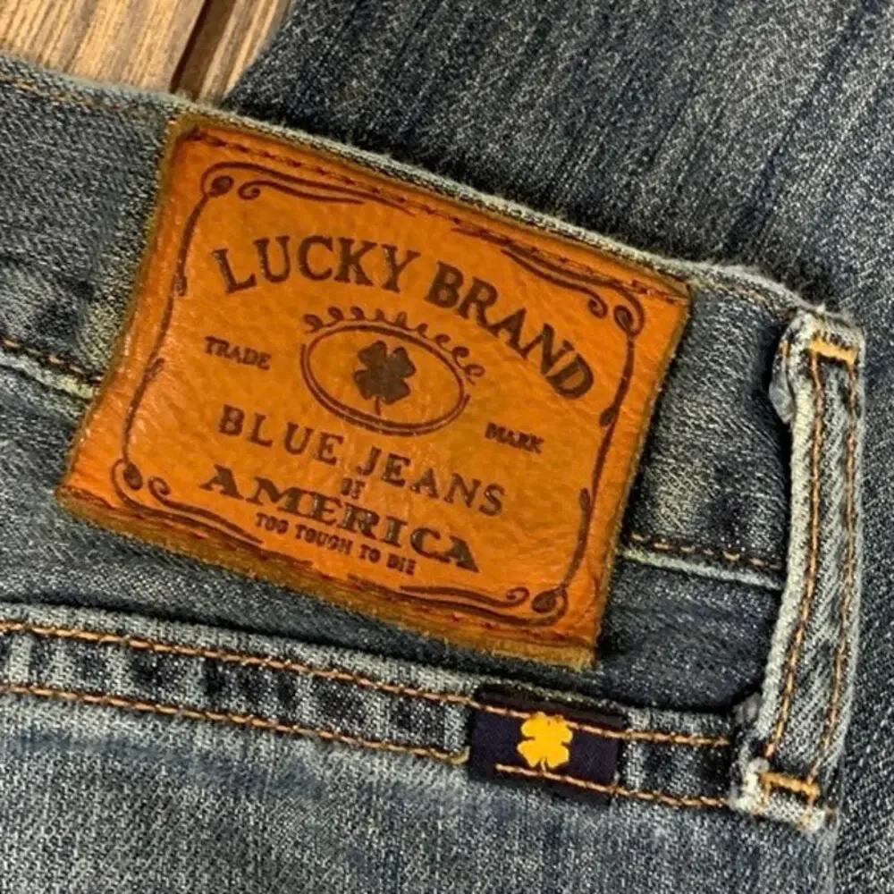 Lucky Brand Men 221 Original Straight Denim Jeans‎ Medium Wash 38x32 Stretch